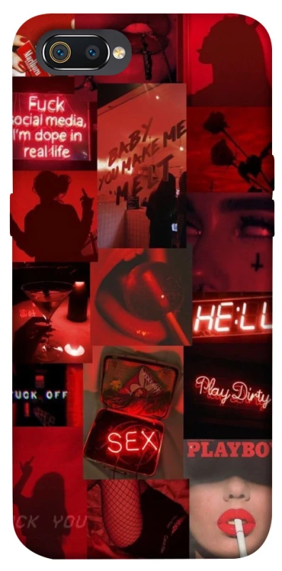 Чехол на Realme C2 Love collage ver.3 фото 1 из 1