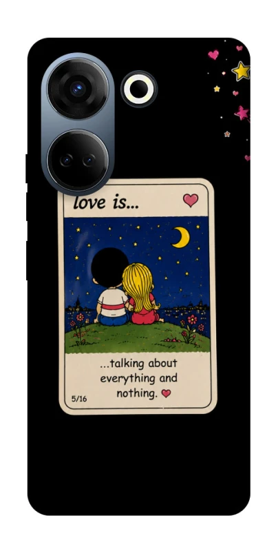 Чохол на TECNO Camon 20 Pro (CK7n) Love is ver.6 фото 1 з 1