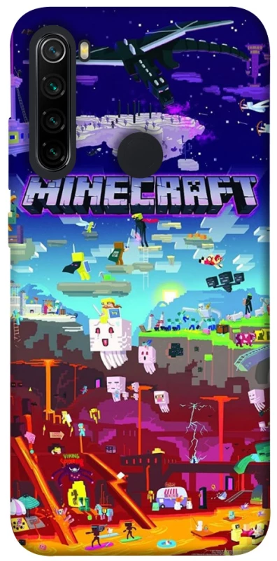 Чехол на Xiaomi Redmi Note 8 Minecraft world фото 1 из 1
