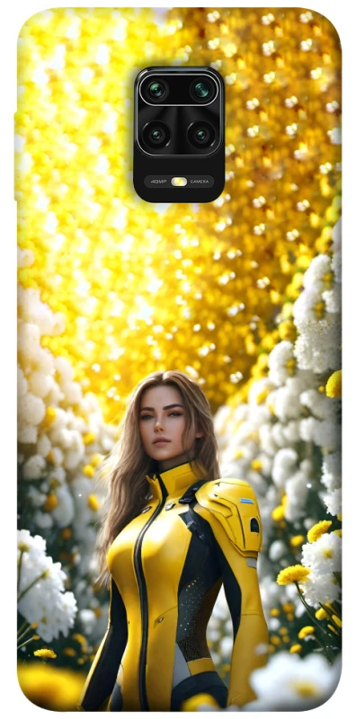 Чехол на Xiaomi Redmi Note 9s / Note 9 Pro / Note 9 Pro Max Cyber space girl ver.2 фото 1 из 1