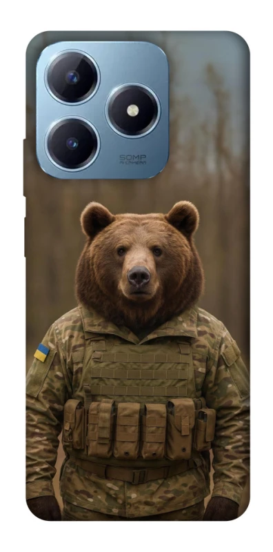 Чехол на Realme C63 Медведь защитник фото 1 из 1