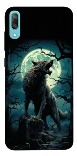 Чехол на Huawei Y6 Pro (2019) Волк под луной фото 1 из 1