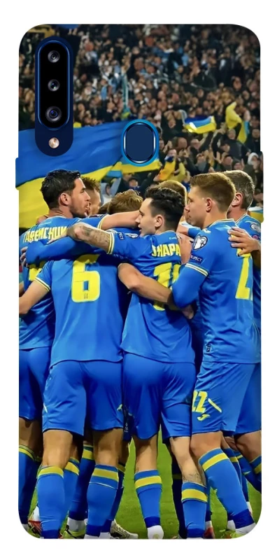 Чехол на Samsung Galaxy A20s Сборная Украины v3 фото 1 из 1