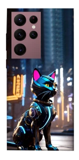 Чехол на Samsung Galaxy S22 Ultra Cyber cat фото 1 из 1