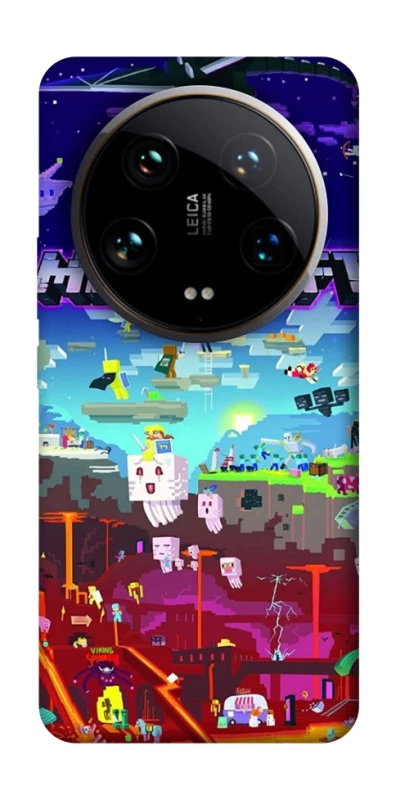 Чехол на Xiaomi 14 Ultra Minecraft world фото 1 из 1