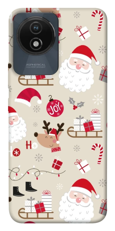 Чохол на Vivo Y02 Новорічний v1 фото 1 з 1