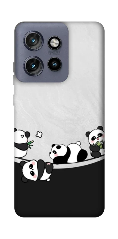 Чехол на Motorola Edge 50 Neo Four pandas фото 1 из 1