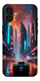 Чехол на Apple iPhone 16 Plus Cyber city фото 1 из 1