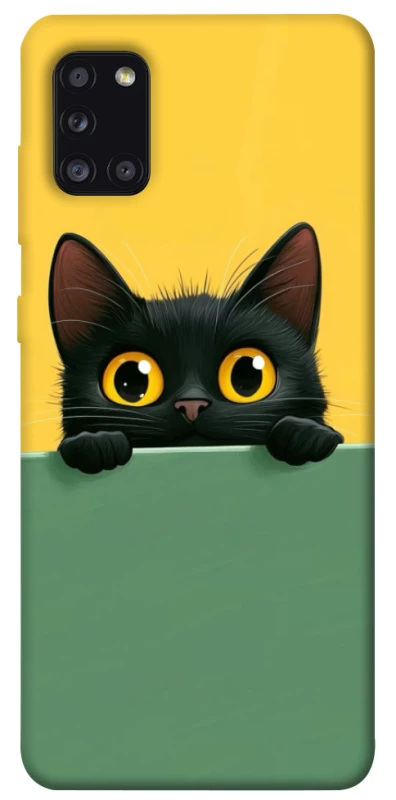 Чехол на Samsung Galaxy A31 Black cat v2 фото 1 из 1
