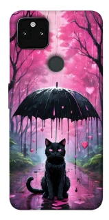 Чохол на Google Pixel 5A Black cat фото 1 з 1