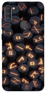 Чехол на Samsung Galaxy A11 Огненые руны фото 1 из 1