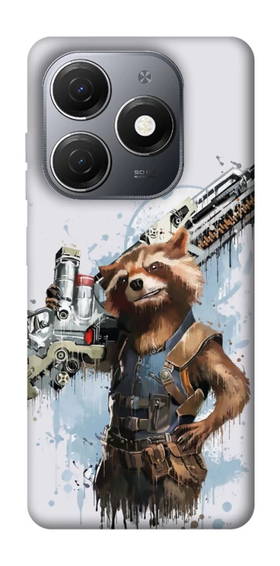 Чехол на TECNO Spark 20 Rocket Raccoon фото 1 из 1