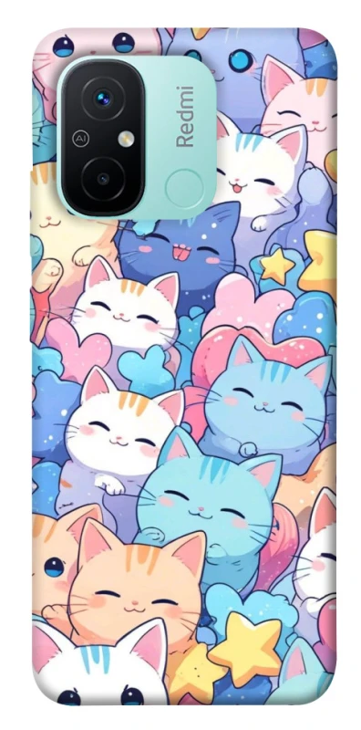 Чехол на Xiaomi Redmi 12C / Poco C55 Funny Kittens ver.3 фото 1 из 1