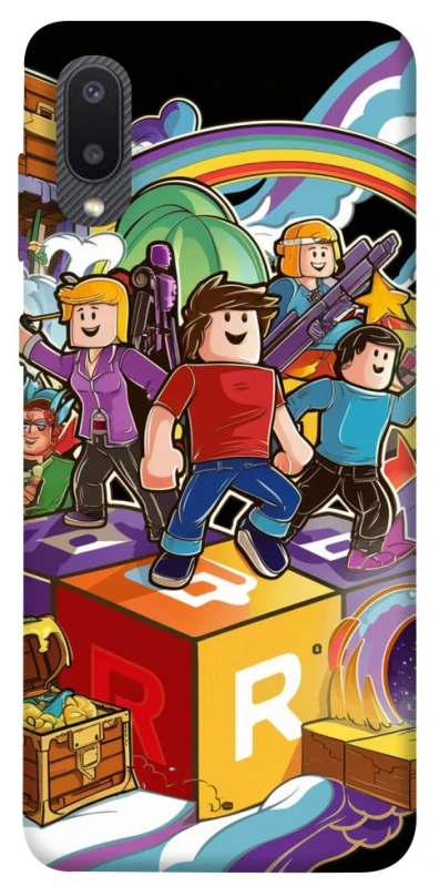 Чохол на Samsung Galaxy A02 Roblox family фото 1 з 1