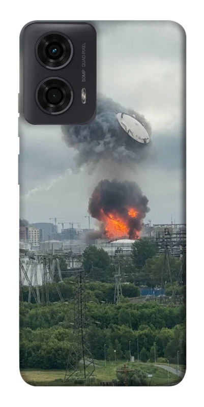 Чохол на Motorola Moto G24 Moscow never sleeps ver.4 фото 1 з 1