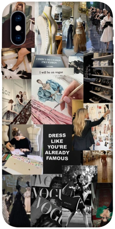 Чохол на Apple iPhone X (5.8") Fashion collage ver.11 фото 1 з 1