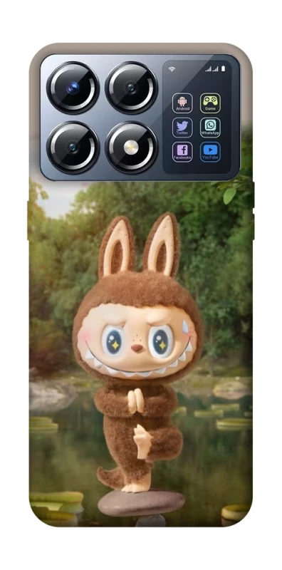 Чохол на Xiaomi POCO X8 Pro Labubu Yoga фото 1 з 1