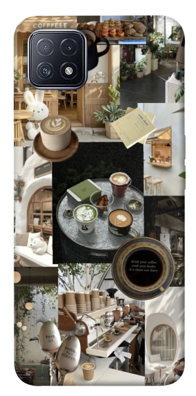 Чехол на Oppo A73 Coffee collage ver.4 фото 1 из 1