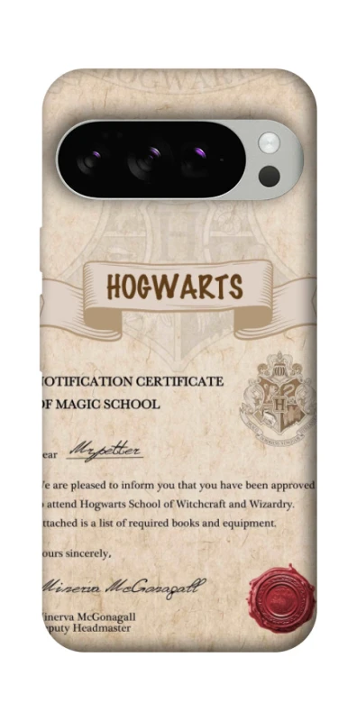 Чехол на Google Pixel 10 Pro The Hogwarts acceptance letter фото 1 из 1