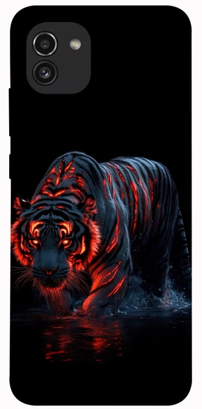 Чехол на Samsung Galaxy A03 fire tiger фото 1 из 1