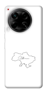 Чохол на TECNO Camon 30 (CL6) Ukraine map фото 1 з 1