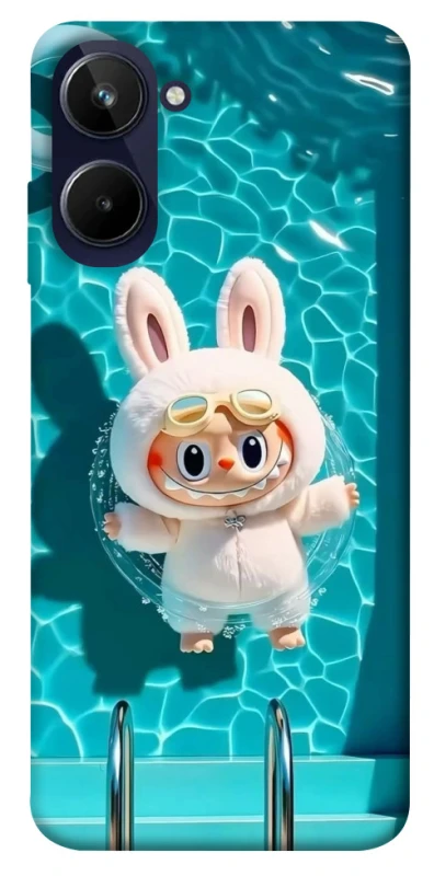 Чохол на Realme 10 4G Labubu in the pool ver.2 фото 1 з 1