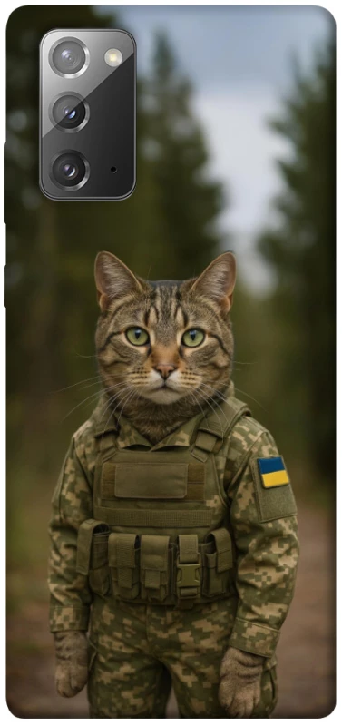 Чехол на Samsung Galaxy Note 20 Кот защитник фото 1 из 1