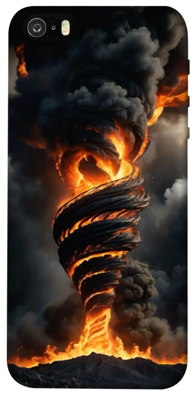 Чехол на Apple iPhone 5/5S/SE Огненный торнадо фото 1 из 1