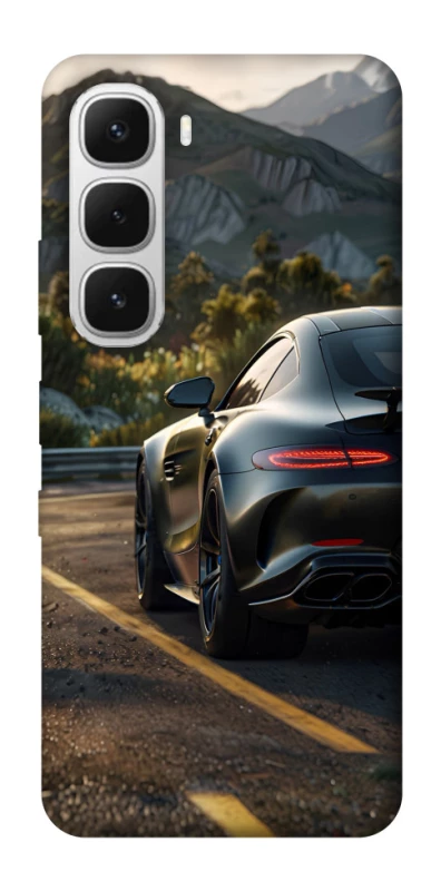 Чехол на Infinix Hot 60i Car in the mountains фото 1 из 1