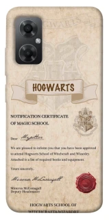 Чехол на Xiaomi Redmi Note 11R The Hogwarts acceptance letter фото 1 из 1