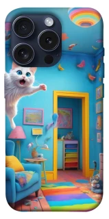 Чохол на Apple iPhone 15 Pro (6.1") crazy cat фото 1 з 1