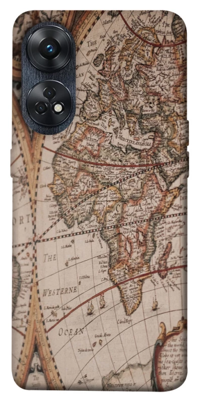 Чохол на Oppo Reno 8T 4G Карта подорожей фото 1 з 1