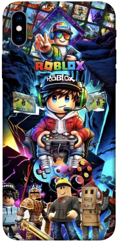 Чехол на Apple iPhone XS Max (6.5") Roblox collage ver.4 фото 1 из 1