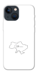 Чохол на Apple iPhone 13 mini (5.4") Ukraine map фото 1 з 1