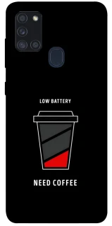 Чехол на Samsung Galaxy A21s Low battery фото 1 из 1