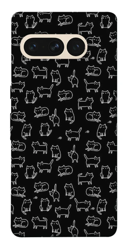 Чехол на Google Pixel 7 Pro Black Cats фото 1 из 1