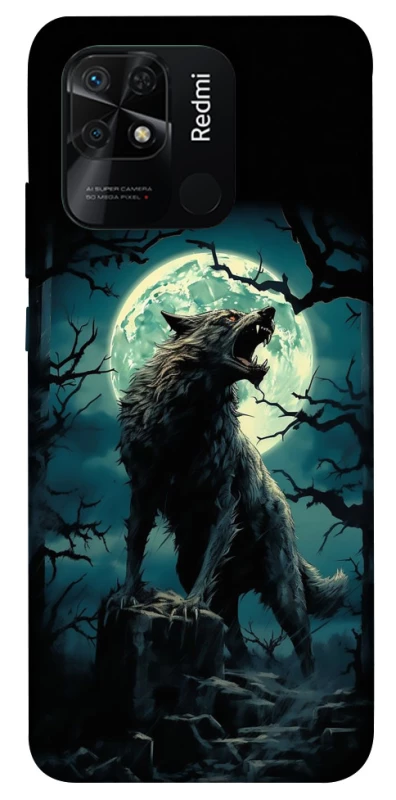 Чохол на Xiaomi Redmi 10C Вовк під місяцем фото 1 з 1