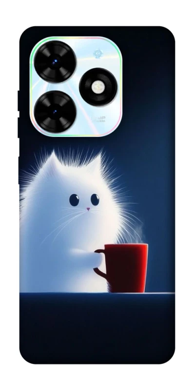 Чохол на TECNO Spark Go 2024 Чохол кіт з кавою фото 1 з 1