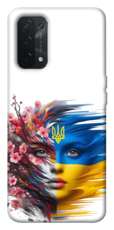 Чохол на Oppo A54 5G / A74 5G Flowering Ukraine фото 1 з 1