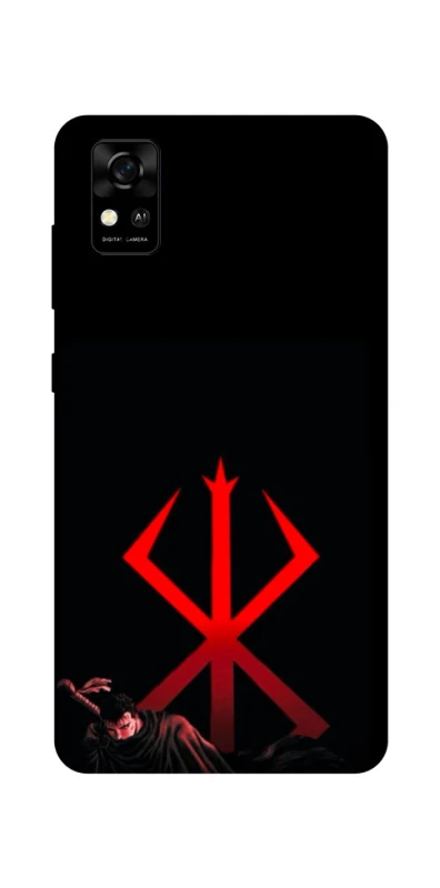 Чохол на ZTE Blade A31 Berserk Red Logo фото 1 з 1