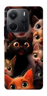 Чохол на Xiaomi Redmi Note 14 4G (Int. version) happy cats фото 1 з 1