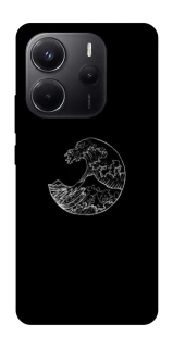 Чохол на Xiaomi Redmi Note 14 5G Black tsunami фото 1 Чохол на Xiaomi Redmi Note 14 5G Black tsunami фото 1 з 1