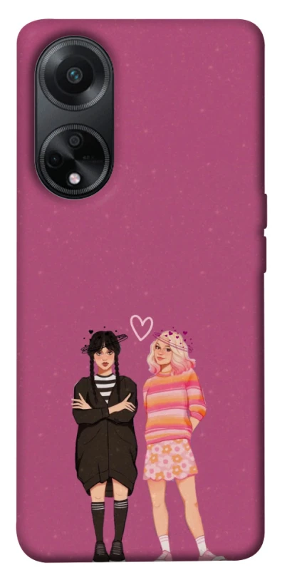 Чохол на Oppo A58 4G Raven & Rainbow Wednesday фото 1 з 1