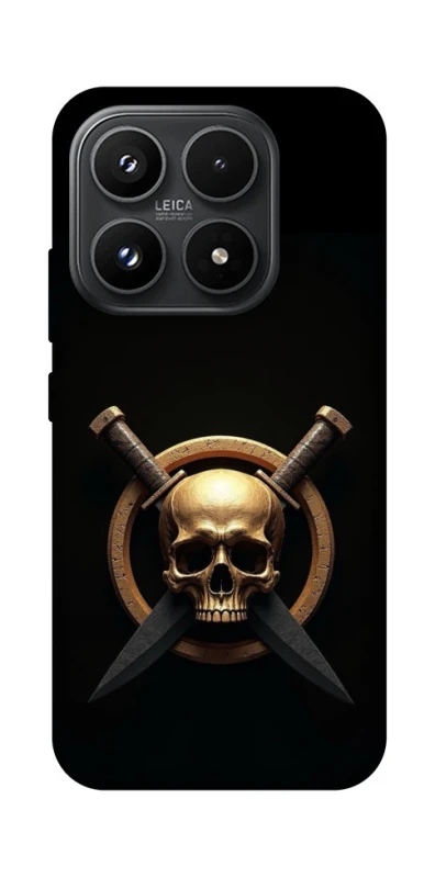 Чохол на Xiaomi 17 Golden Skull фото 1 з 1