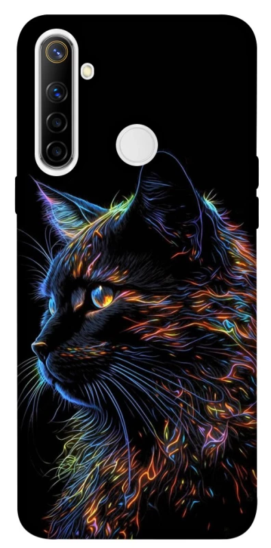 Чехол на Realme 6i Черный кот фото 1 из 1