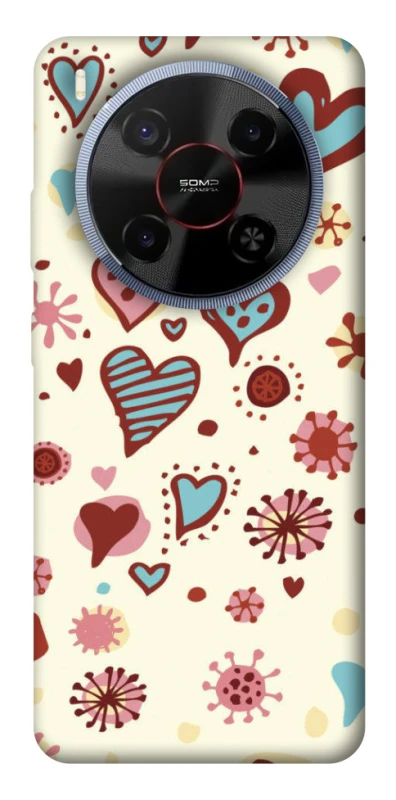Чохол на ZTE Blade V70 Max Pretty hearts фото 1 з 1