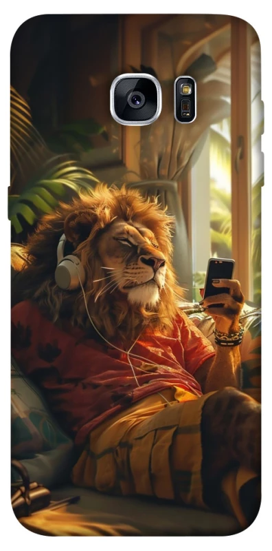 Чехол на Samsung G935F Galaxy S7 Edge Лев v2 фото 1 из 1