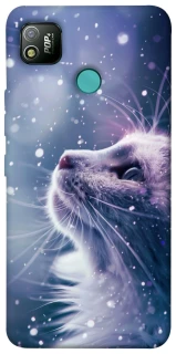 Чехол на TECNO POP 4 Snow cat фото 1 из 1