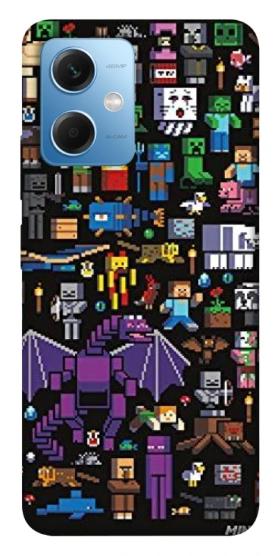 Чохол на Xiaomi Redmi Note 12 5G Minecraft v5 фото 1 з 1