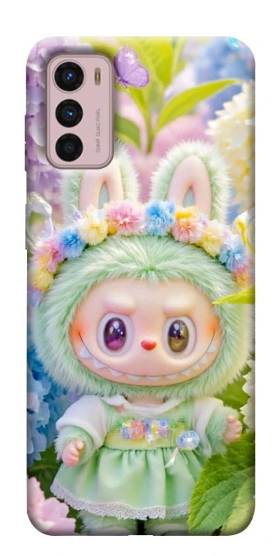 Чохол на Motorola Moto G42 Labubu & Flowers ver.2 фото 1 з 1